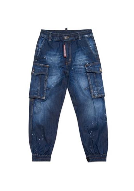 Wide leg jeans DSQUARED2 JUNIOR | DQ1924 D0A63DQ01